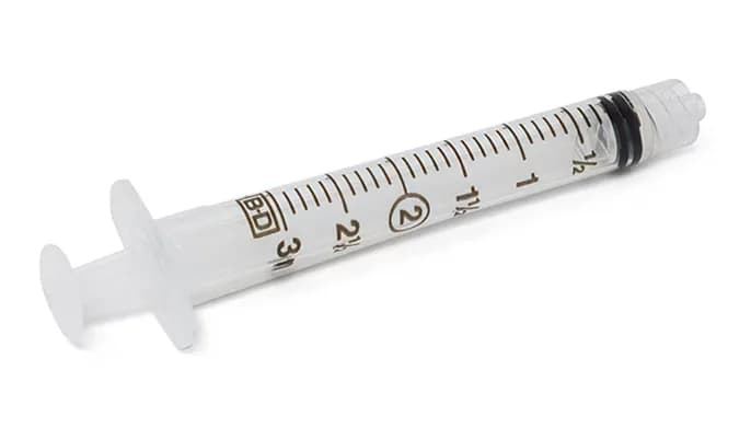 BD Luer-Lok 3 mL Syringe — 200 per box