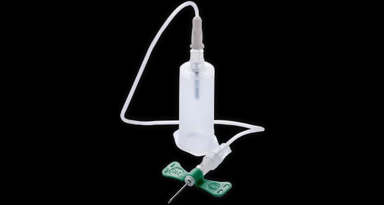 BD Vacutainer Push Button Blood Collection Set — 23G × 3/4 in, 50 per box