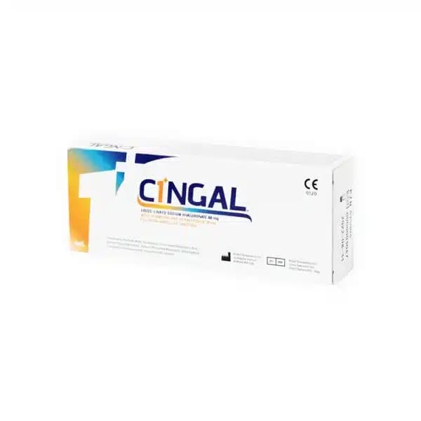 CINGAL — 88 mg sodium hyaluronate / 18 mg triamcinolone, 4 mL syringe