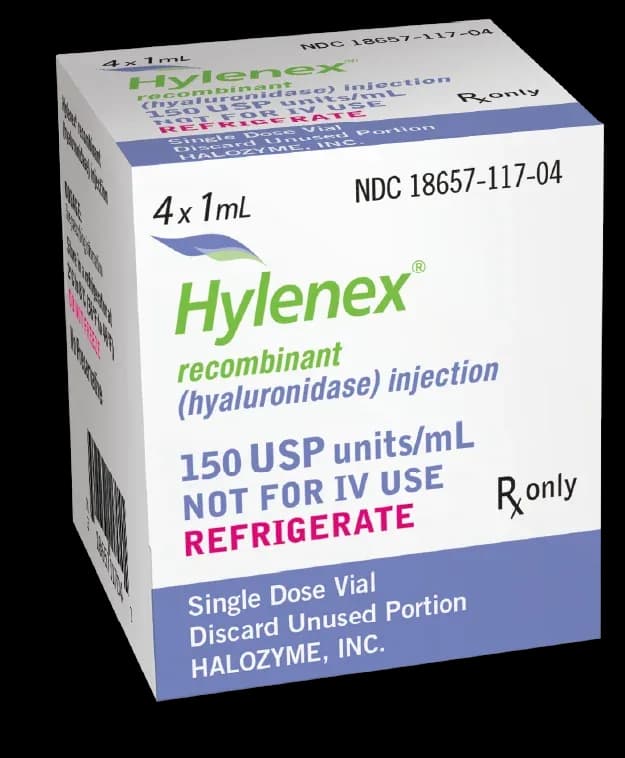 Hylenex Recombinant — 150 U/mL, 4 × 1 mL vials