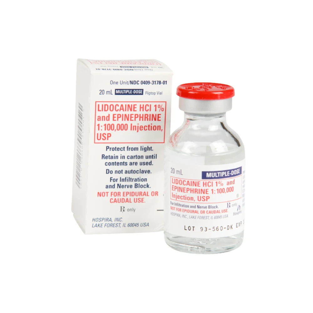 Pfizer Lidocaine HCl 1% and Epinephrine Injection USP