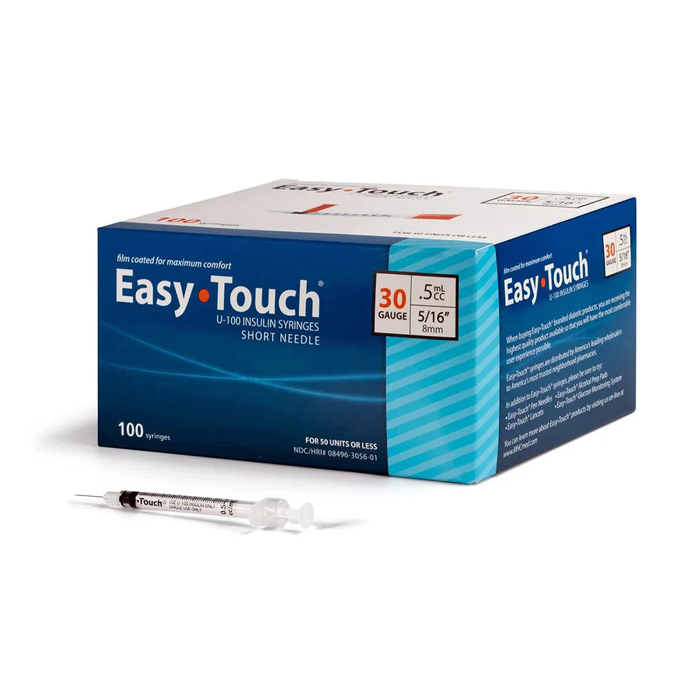 MHC Medical MHC - Easy Touch .5cc Insulin Syringe 30g x 5/16 (100/BX)