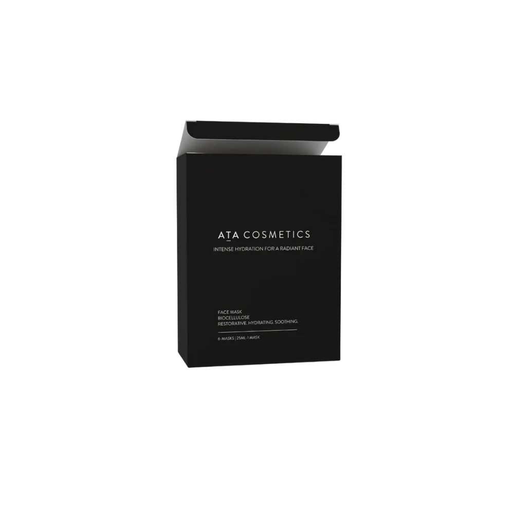 ATA Cosmetics Biocellulose Face Mask (6 Masks In 1 Pack)