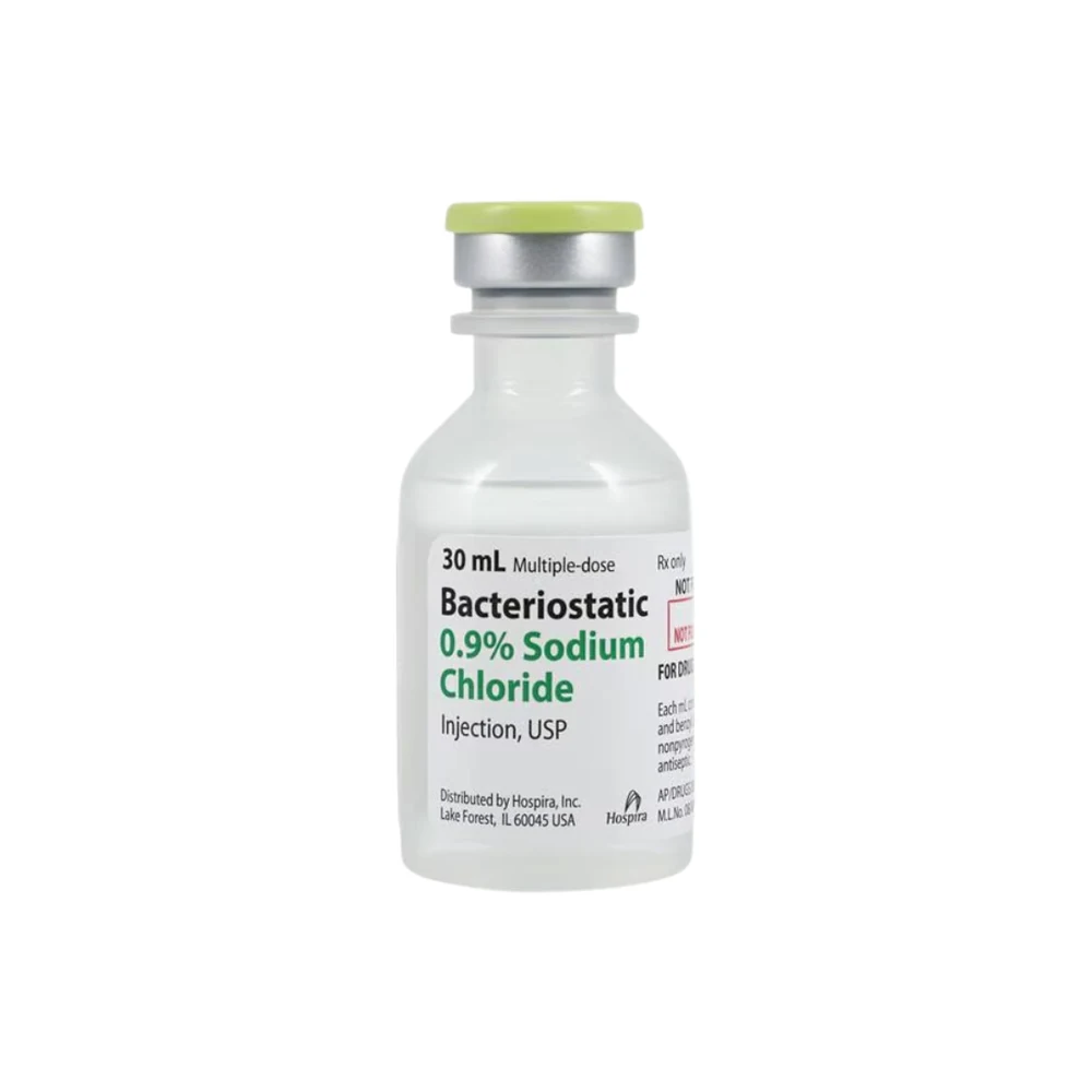 Pfizer Sodium Chloride Bacteriostatic Injection 0.9% MDV 30mL 25/Bx