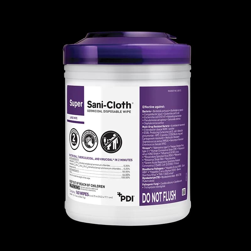 PDI Super Sani-Cloth Wipes Q55172 160ct