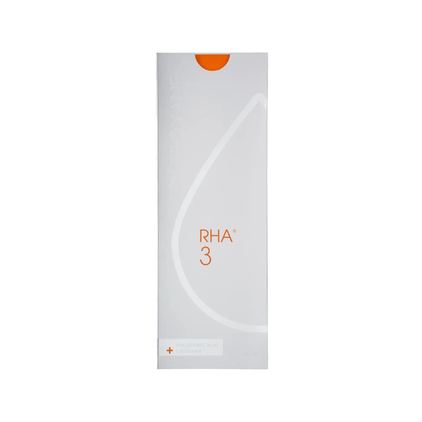 RHA 3 with Lidocaine — 1 mL syringe
