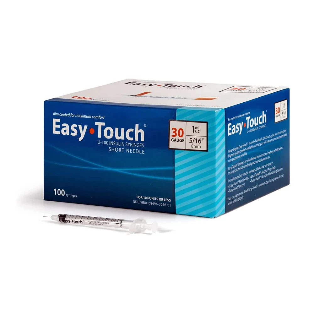MHC Medical MHC - Easy Touch 1cc Insulin Syringe 30g x 5/16 (100/BX)