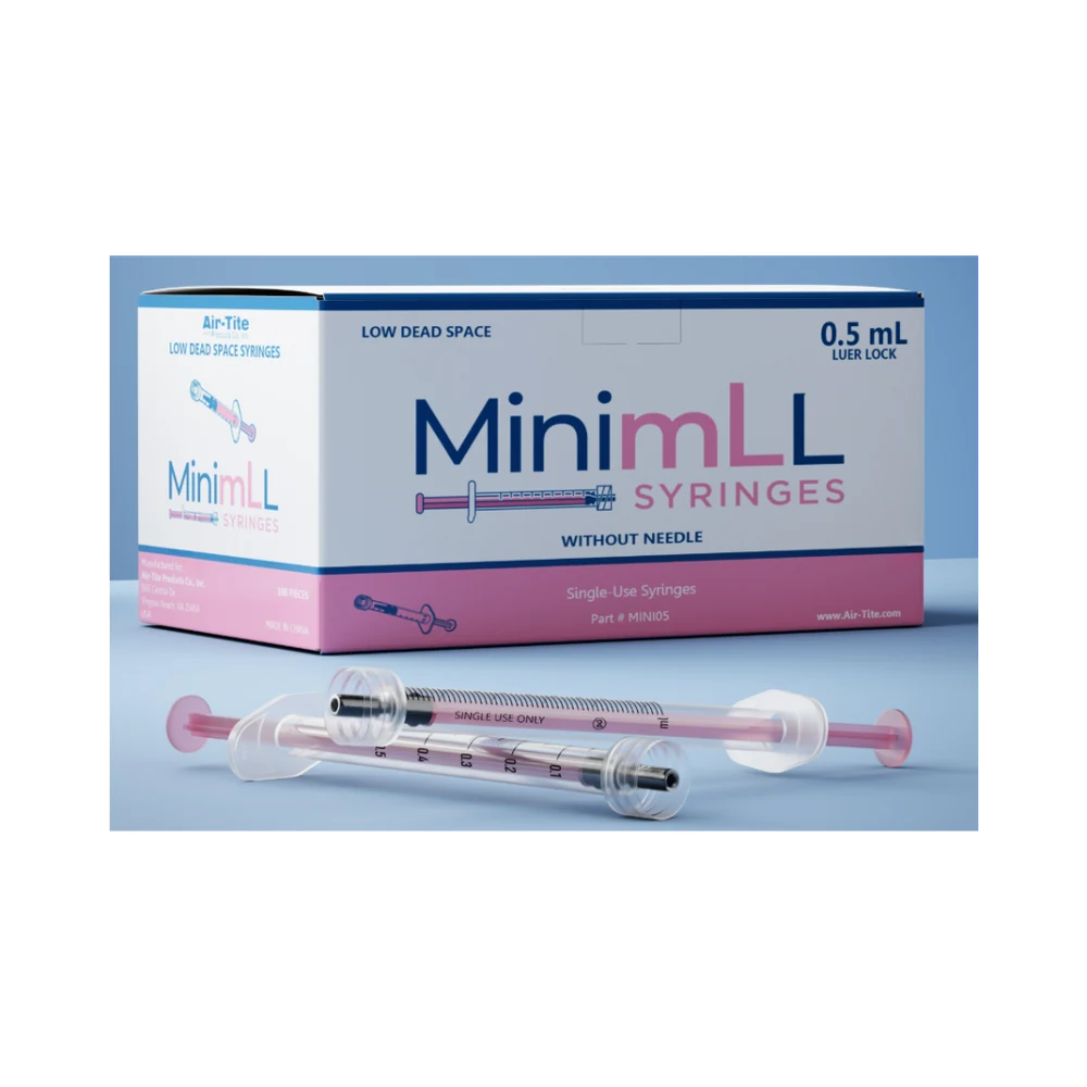 TSK Laboratory MinimLL Syringes (0.5 - 1 mL)