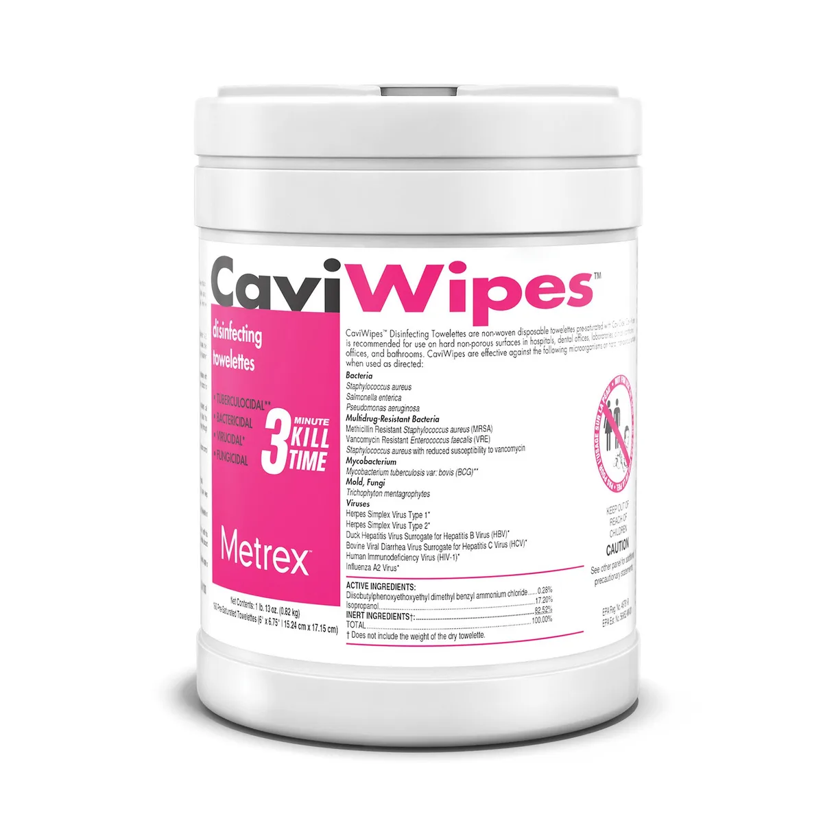 Metrex CaviWipes 13-1100 160ct
